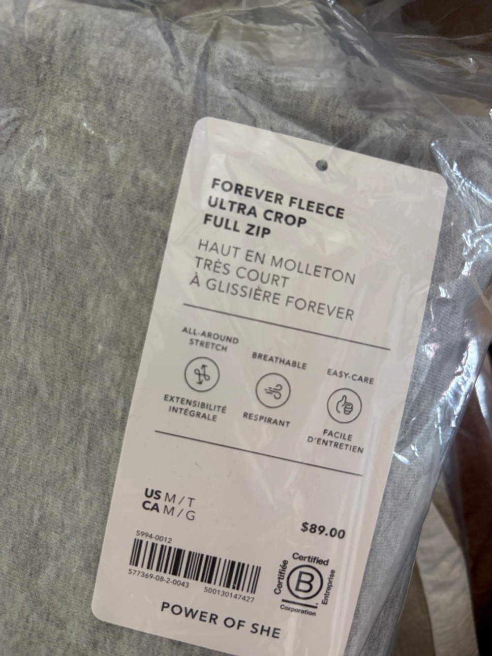 Forever fleece ultra crop Athleta - Picture 2 of 3